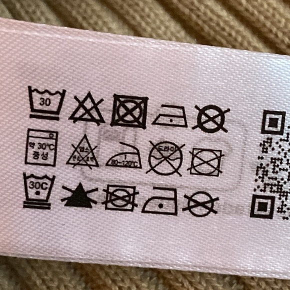 NWT. Zara Light Khaki Chain Trim Ribbed Knit Midi Dress. Size M. - Picture 9 of 10